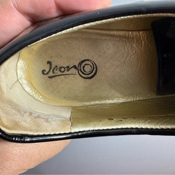 ICON Art Shoes Jazz Print Sneakers Art Deco Wearable Art Women 6 Rare - Picture 6 of 7